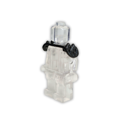 Custom Molded Spikey Shoulder Armor (Black)