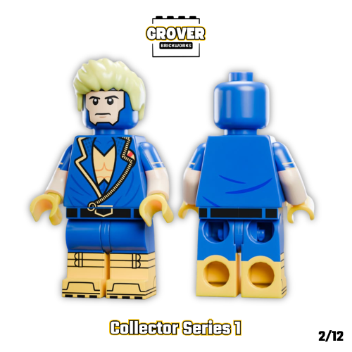 Grover Brickworks Collector Series 1 - Pulsewave (Bright Blue Variant 1/10)