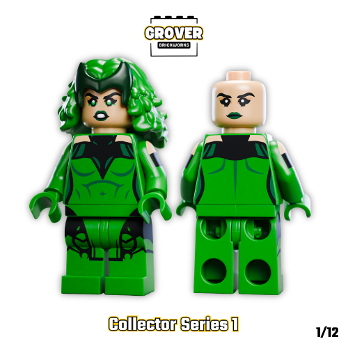 Grover Brickworks Collector Series 1 - Crimson Mystic (Bright Green Variant 1/10)
