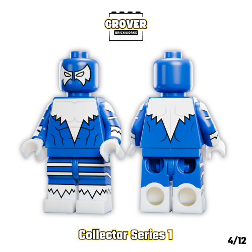Grover Brickworks Collector Series 1 - Whiteout (Bright Blue Variant 1/10)
