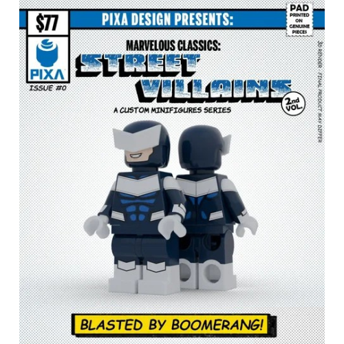 PIXA - Blasted By Boomerang (Dark Blue)