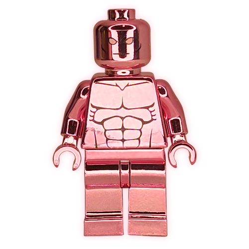 Heroic Minifigs - Silver Sentinel (Pink Chrome Variant 1/1)