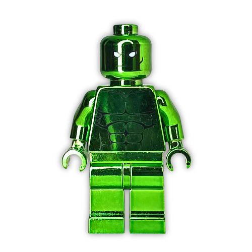 Heroic Minifigs - Silver Sentinel (Green Chrome Variant 1/1)