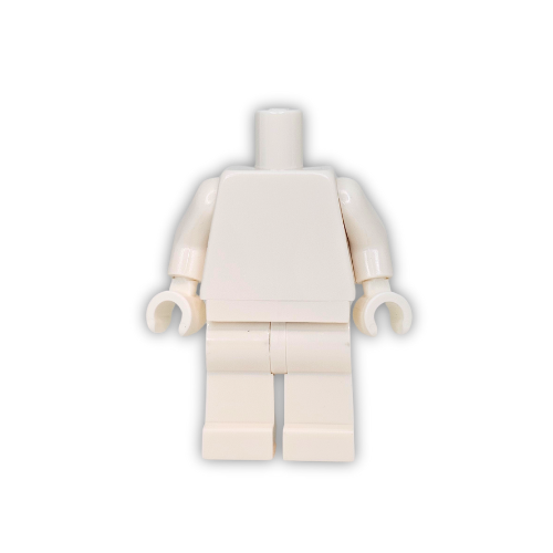 Official White Minifigure Body (Factory New)