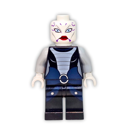 LEGO® Star Wars Asajj Ventress Minifigure - Black Torso SW1048 (Torso Crack)