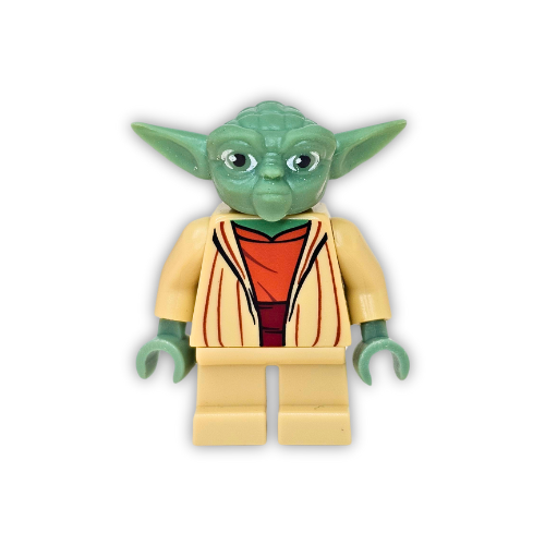 LEGO® Star Wars Yoda Minifigure - Light Blueish Gray Hair SW0219